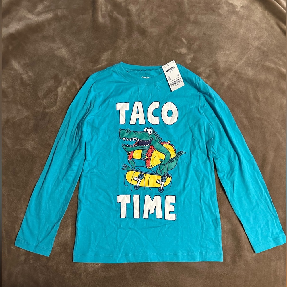 Oshkosh “Taco Time” Graphic Long Sleeve